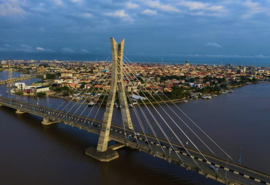 Lagos arial view